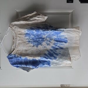 Valentina Naldi Tie Dye 100% Linen Top